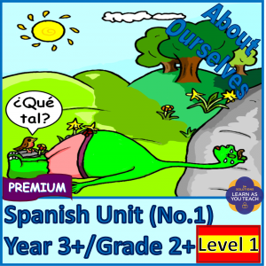 Premium Spanish Unit - About Ourselves (Level 1)