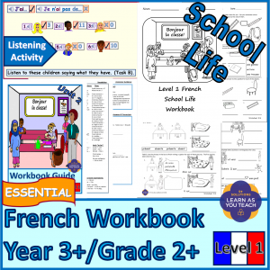 Essential French Workbook - School Life
