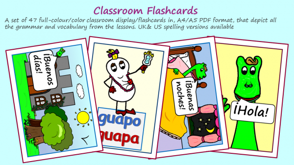 KS2 SPANISH: YEAR 3 FLASH/BOOM CARDS - ABOUT OURSELVES - Image 3