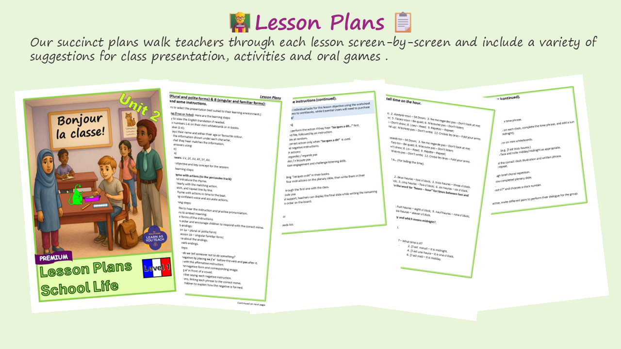 Ages 7-9: School Premium French Unit - School Life - Image 12
