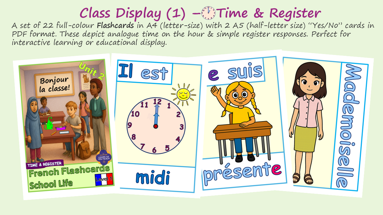 Ages 7-9: School Premium French Unit - School Life - Image 8