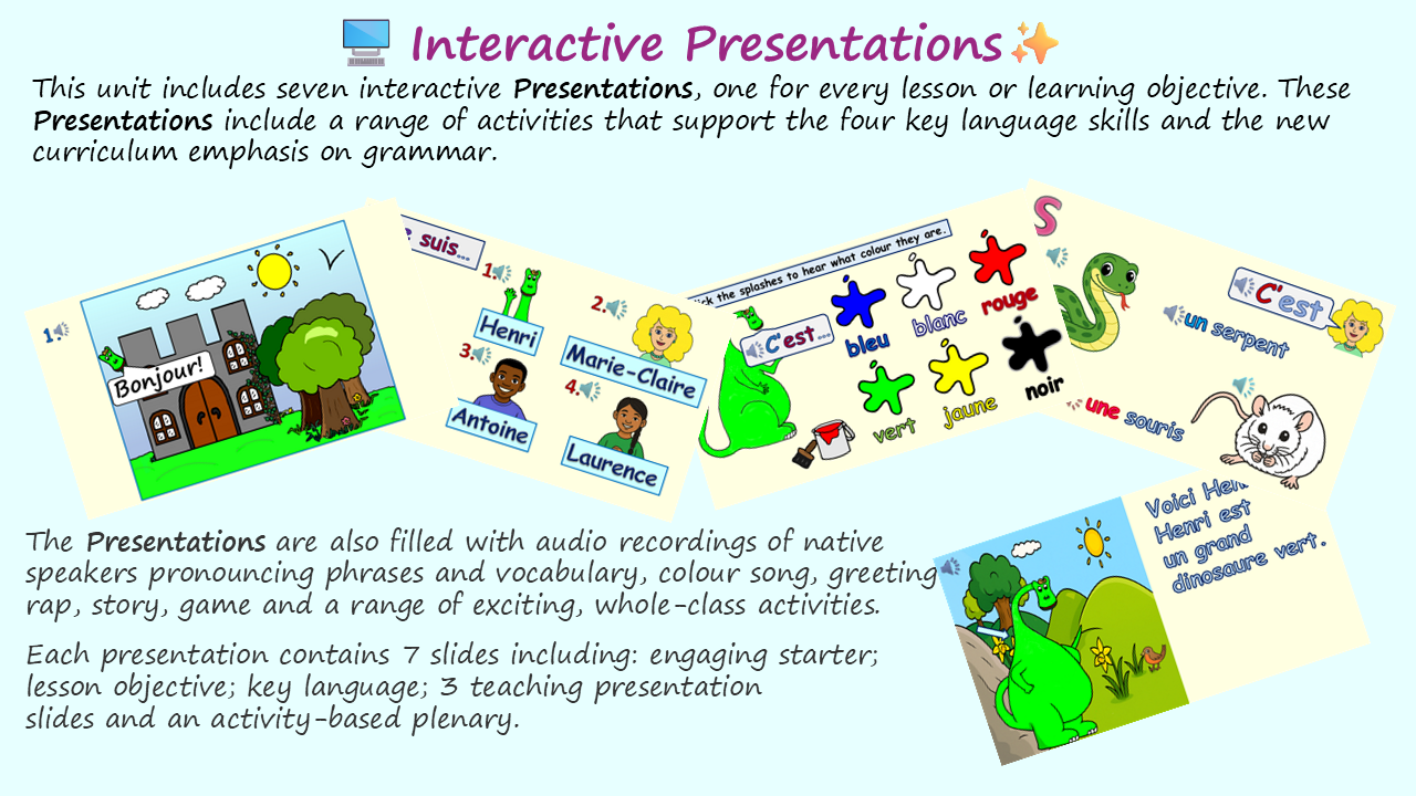 Ages 5-7: French Unit - Me & Myself - Image 3