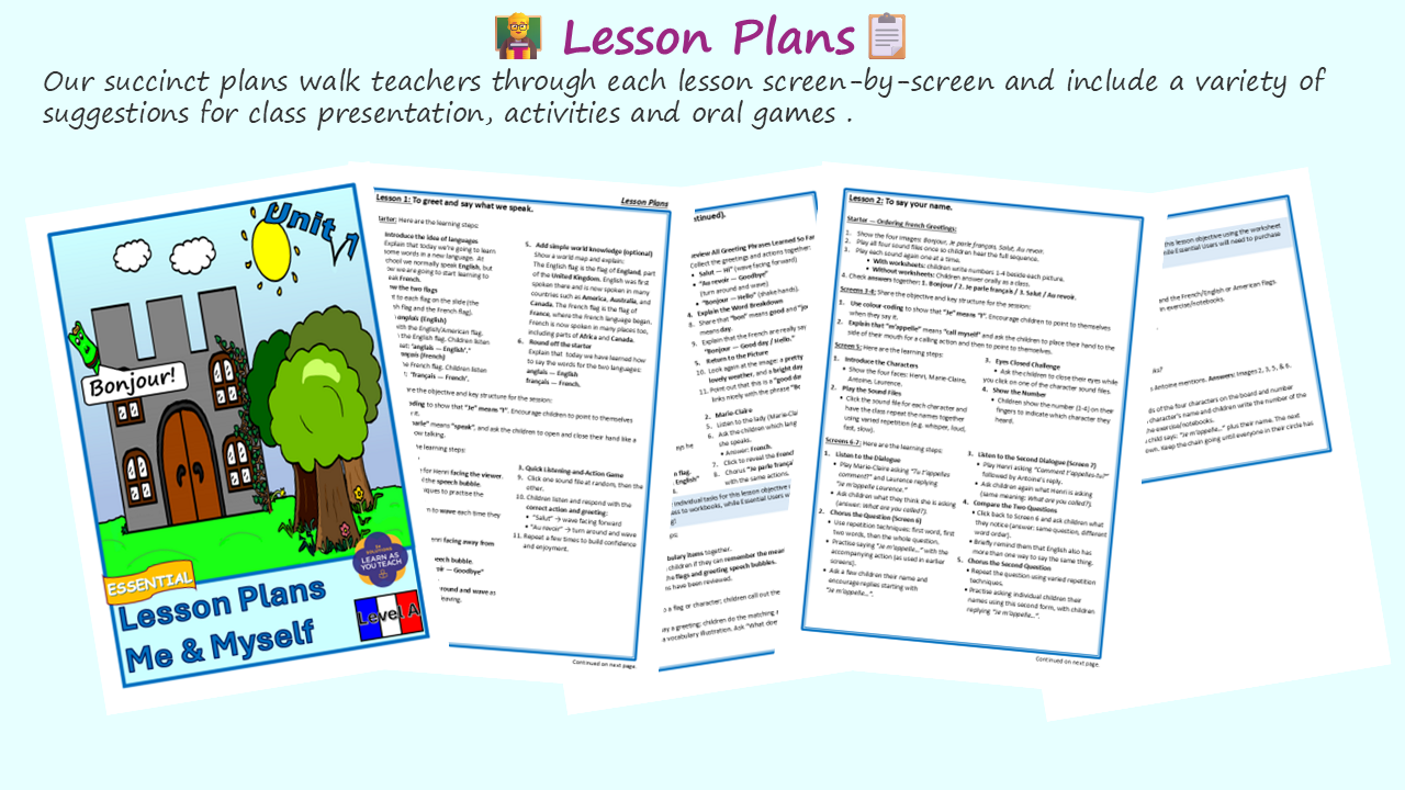 Ages 5-7: French Unit - Me & Myself - Image 5