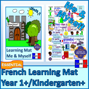 French Learning Mat - Year 1/Kindergarten