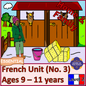 Ages 9-11: French Unit - Home and Family