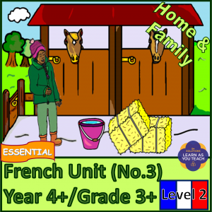 Essential Primary French Unit - Home & Family (Level 2)