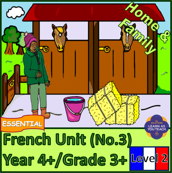 Essential Primary French Unit - Home & Family (Level 2)