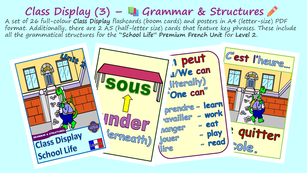AGES 9-11: FRENCH PREMIUM UNIT - SCHOOL LIFE - Image 10