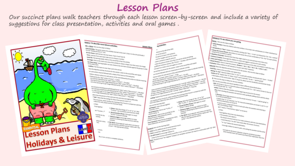 KS2 FRENCH: YEAR 4 ESSENTIAL UNIT - HOLIDAYS & LEISURE - Image 5