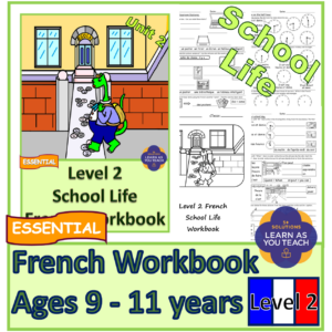 Ages 9-11: French Workbook - School Life