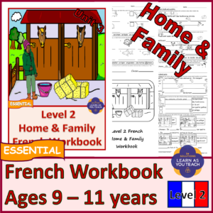 Ages 9-11: French Workbook - Home and Family