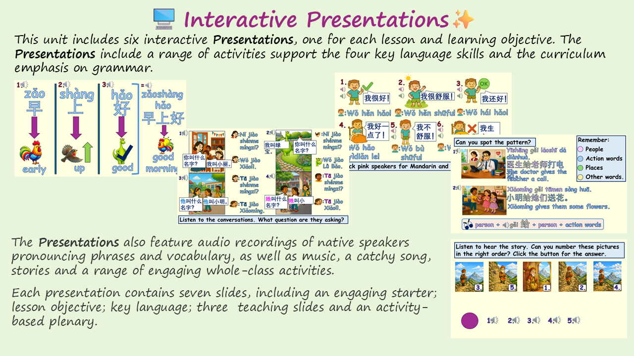 Ages 5-6: Mandarin Unit - My Class - Image 3