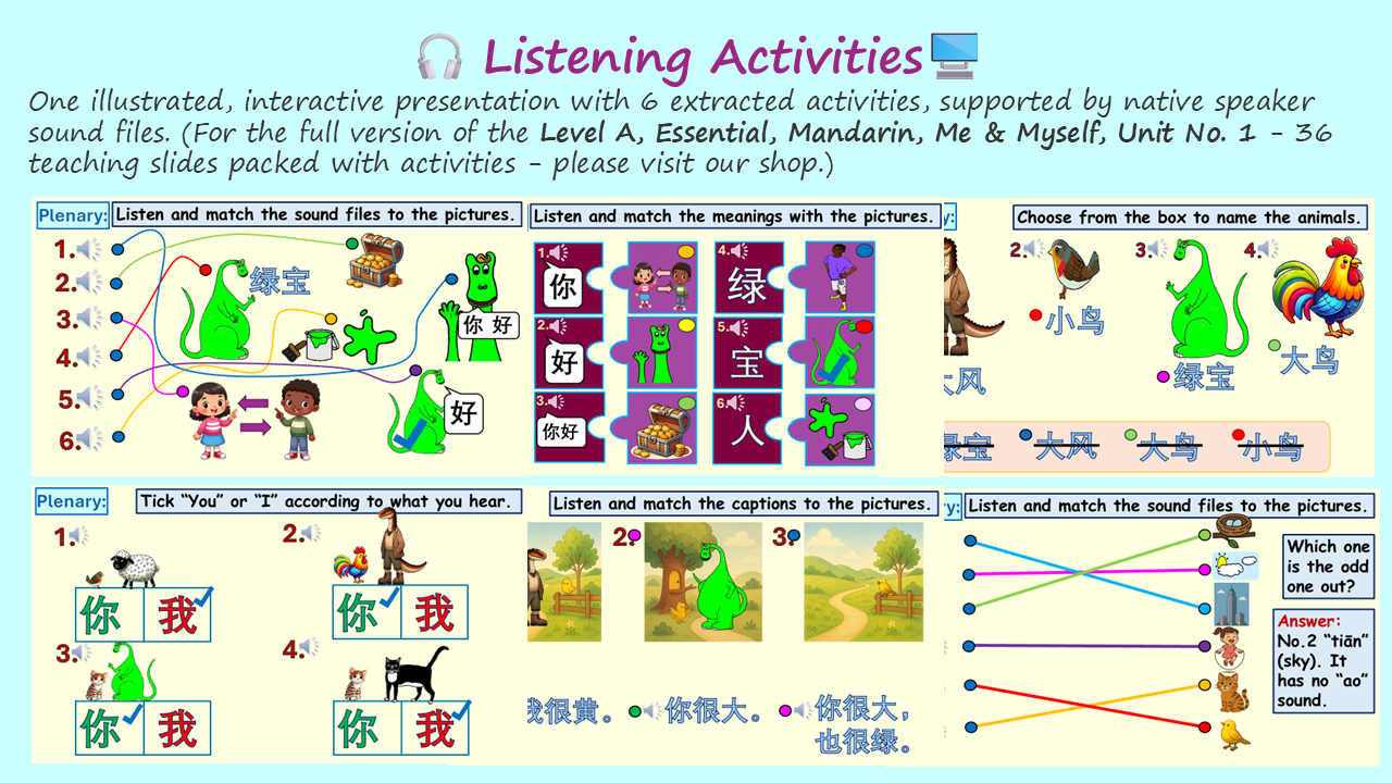 KS1 MANDARIN: YEAR 1 WORKBOOKS - ME & MYSELF - Image 5
