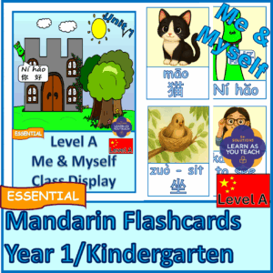 KS1 MANDARIN: YEAR 1 FLASHCARDS - ME & MYSELF