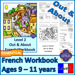 Ages 9-11: French Workbook - Out and About
